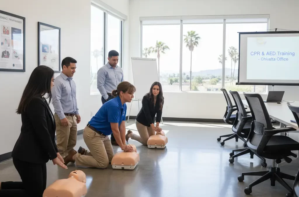 How to Schedule On-Site CPR & First Aid Training for Your Team in Chula Vista